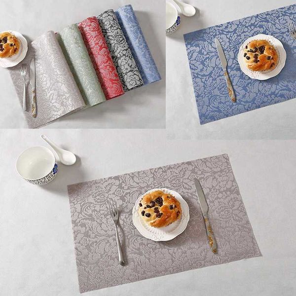 mats & pads european-style western placemat dining table insulation and waterproof rectangular mat pvc
mats & pads european-style western placemat dining table insulation and waterproof rectangular mat pvc