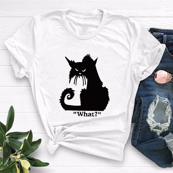 women's t-shirt summer women t shirt 5xl plus size cotton graphic tees cat print short sleeve casual o-neck oversized woman tshirt, White
women's t-shirt summer women t shirt 5xl plus size cotton graphic tees cat print short sleeve casual o-neck oversized woman tshirt, White