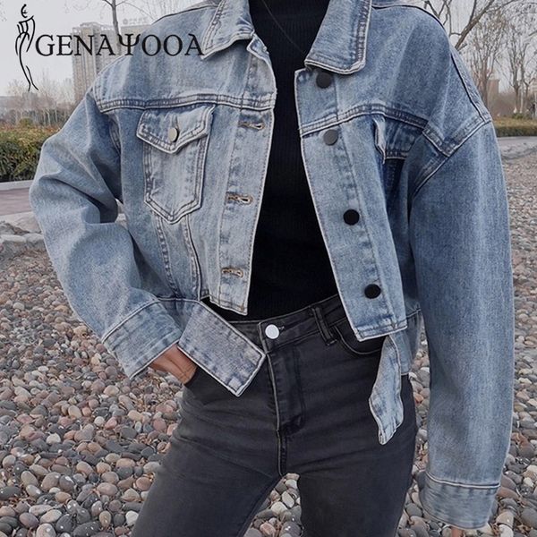 genayooa autumn denim streetwear long sleeve irregular coats and jackets blue korean jeans jacket women 210417, Black;brown
genayooa autumn denim streetwear long sleeve irregular coats and jackets blue korean jeans jacket women 210417, Black;brown