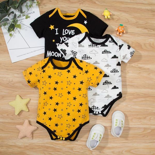 toddler baby rompers 3 pcs cloud star letter print short sleeve jumpsuits infant boys girls summer fashion outwear clothings, Blue
toddler baby rompers 3 pcs cloud star letter print short sleeve jumpsuits infant boys girls summer fashion outwear clothings, Blue