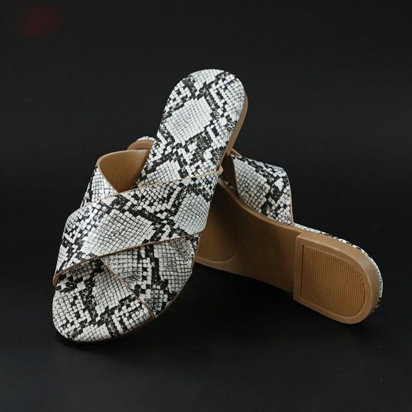slippers 2021 summer women snake skin flat shoes female cool flip flops comfort outside beach ladies soft slides, Black
slippers 2021 summer women snake skin flat shoes female cool flip flops comfort outside beach ladies soft slides, Black