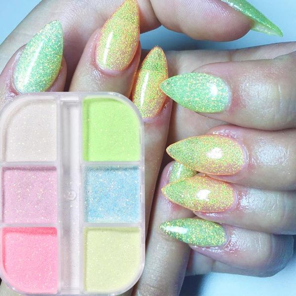 nail glitter shiny sugar powder snow pigment flock glow in the dark dust decorations manicure le1909-22, Silver;gold
nail glitter shiny sugar powder snow pigment flock glow in the dark dust decorations manicure le1909-22, Silver;gold