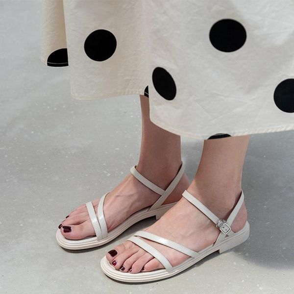 lady summer solid open toe sandals low heel leisure beach consise women buckle strap brand shoes woman, Black
lady summer solid open toe sandals low heel leisure beach consise women buckle strap brand shoes woman, Black