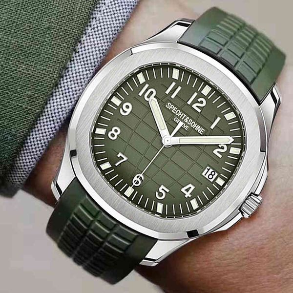 citizen 8215 automatic mechanical mens watches luminous arabic dial nature silicone luxury brand date green man wristwatches, Silver
citizen 8215 automatic mechanical mens watches luminous arabic dial nature silicone luxury brand date green man wristwatches, Silver