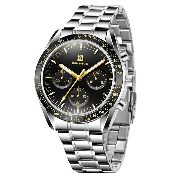 wristwatches ben nevis brand quartz watch fashionable men's multi-function, three eyes, six needles, accurate travel time, Slivery;brown
wristwatches ben nevis brand quartz watch fashionable men's multi-function, three eyes, six needles, accurate travel time, Slivery;brown
