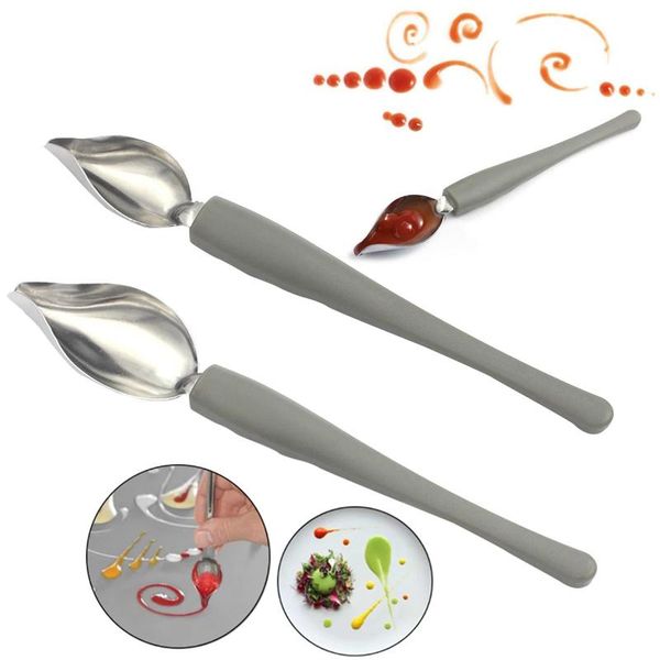 spoons 1/2pcs chef decoration pencil accessories draw tools stainless steel nozzle portable sauce painting kitchen home
spoons 1/2pcs chef decoration pencil accessories draw tools stainless steel nozzle portable sauce painting kitchen home