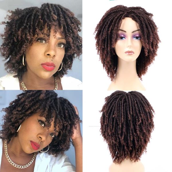 synthetic wigs dreadlock wig braided twist for women ombre black brown honey blonde short curly daily party
synthetic wigs dreadlock wig braided twist for women ombre black brown honey blonde short curly daily party