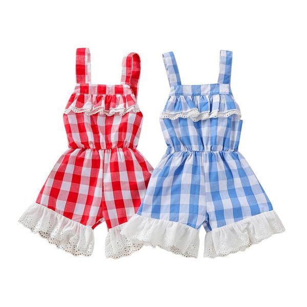 shorts baby girl plaid print short romper with lace hem, girls sleeveless square collar elastic waist sling jumpsuit for, Black
shorts baby girl plaid print short romper with lace hem, girls sleeveless square collar elastic waist sling jumpsuit for, Black