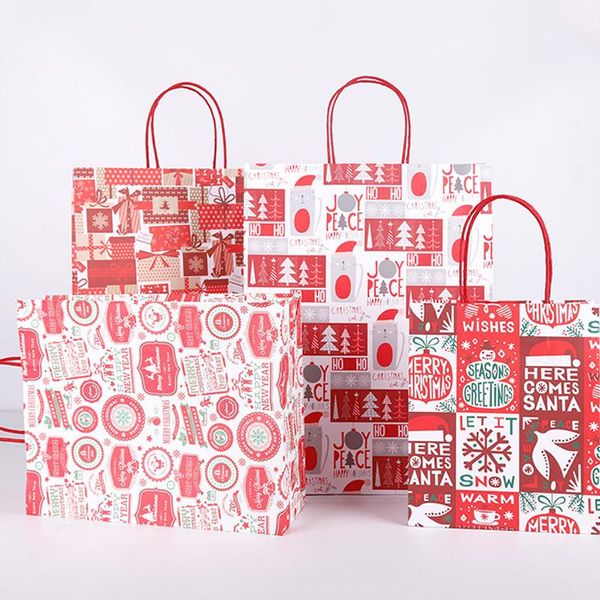gift wrap merry christmas kraft gifts bags with handle snowman santa claus paper candy cookies wrapping packaging bag party decor 1pc
gift wrap merry christmas kraft gifts bags with handle snowman santa claus paper candy cookies wrapping packaging bag party decor 1pc
