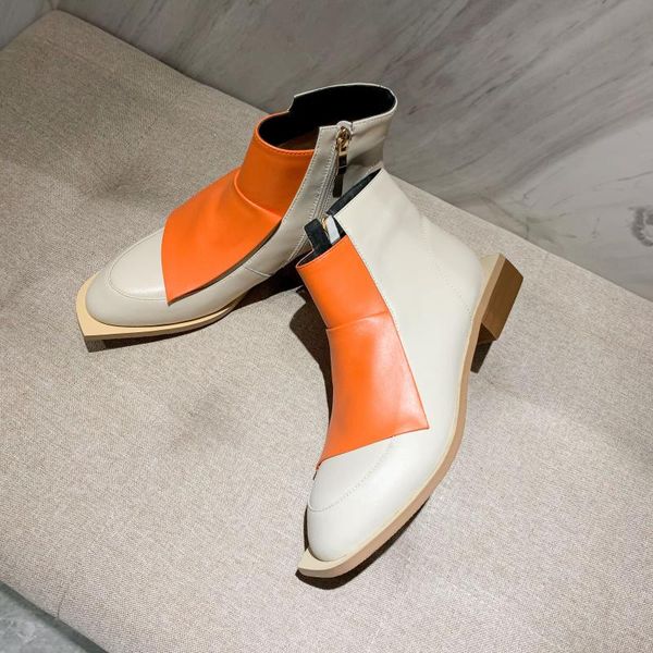 boots ins women ankle plus size 22-26.5cm length fashionable women's shoes two-color stitching antumn and winter, Black
boots ins women ankle plus size 22-26.5cm length fashionable women's shoes two-color stitching antumn and winter, Black