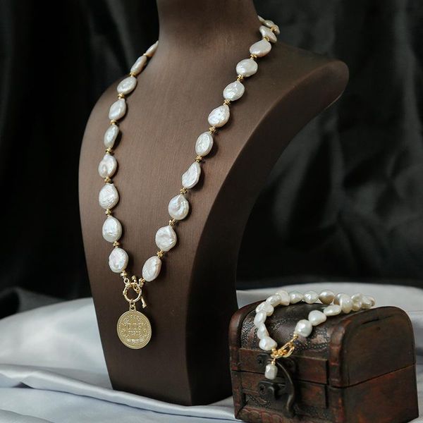 handmade natural baroque white pearl metal tag pendant necklace for women wedding girls trendy jewelry minimalism necklaces, Silver
handmade natural baroque white pearl metal tag pendant necklace for women wedding girls trendy jewelry minimalism necklaces, Silver