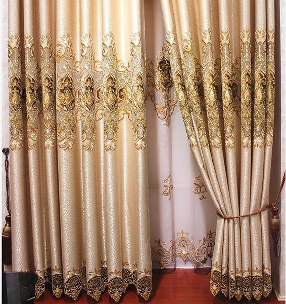 curtain & drapes polyester european luxury elegance embroidery blackout for living room/ kitche french window shading cloth decor
curtain & drapes polyester european luxury elegance embroidery blackout for living room/ kitche french window shading cloth decor