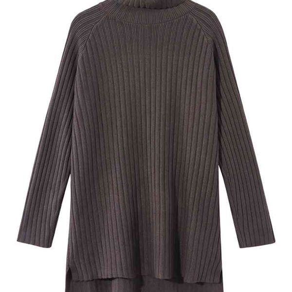 ladies turtleneck women sweaters autumn winter loose thicken pullover knitted jumper mid-length sweater external 210914, White;black
ladies turtleneck women sweaters autumn winter loose thicken pullover knitted jumper mid-length sweater external 210914, White;black