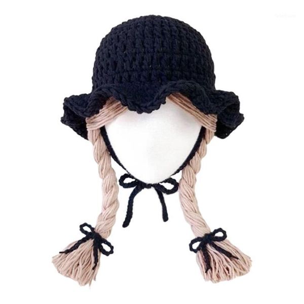 handmade knitted baby girls wig hat infants pography props headwear born wigs brades kids crochet cap with plaits dxad1, Yellow
handmade knitted baby girls wig hat infants pography props headwear born wigs brades kids crochet cap with plaits dxad1, Yellow