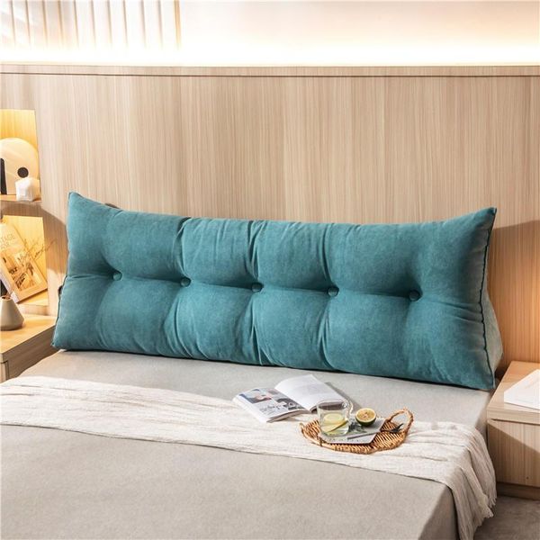 pillow knitted cotton solid color fabric high elastic fiber padded large backrest on bed and sofa
pillow knitted cotton solid color fabric high elastic fiber padded large backrest on bed and sofa