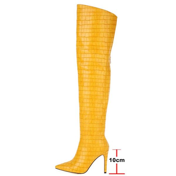 boots meotina women shoes over the knee thick super high heel zipper pointed toe buckle ladies winter yellow brown, Black
boots meotina women shoes over the knee thick super high heel zipper pointed toe buckle ladies winter yellow brown, Black