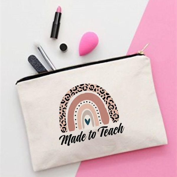 cosmetic bags & cases women rainbow teach printed make up bag fashion cosmetics organizer for travel colorful storage lady
cosmetic bags & cases women rainbow teach printed make up bag fashion cosmetics organizer for travel colorful storage lady