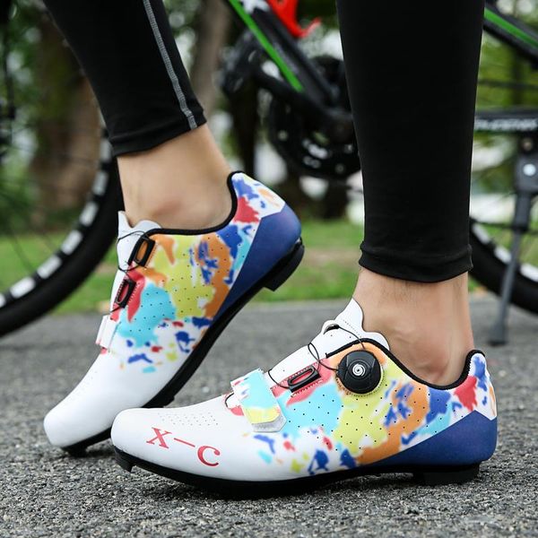 double buckles cycling shoes mtb road bike breathable self-locking bicycle professional sneaker footwear, Black
double buckles cycling shoes mtb road bike breathable self-locking bicycle professional sneaker footwear, Black