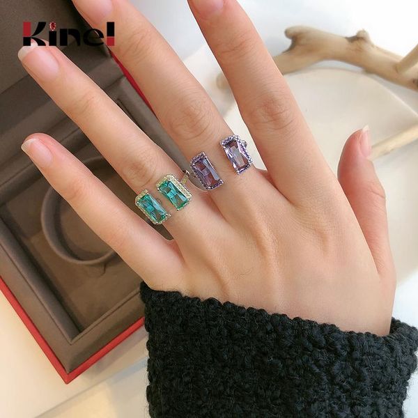 cluster rings kinel 925 sterling silver wedding purple green natural emerald party fashion wild noble ring jewelry female christmas gift, Golden;silver
cluster rings kinel 925 sterling silver wedding purple green natural emerald party fashion wild noble ring jewelry female christmas gift, Golden;silver