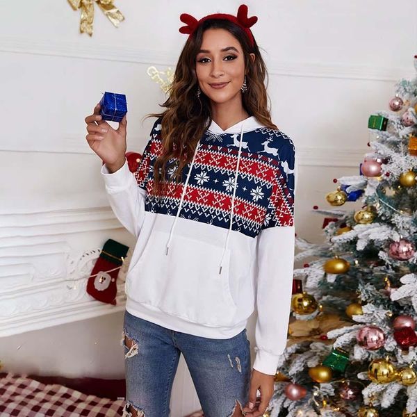 women's hoodies & sweatshirts christmas print oversize hoodie women winter fashion hooded patchwork long sleeve loose jumpers casual fe, Black
women's hoodies & sweatshirts christmas print oversize hoodie women winter fashion hooded patchwork long sleeve loose jumpers casual fe, Black