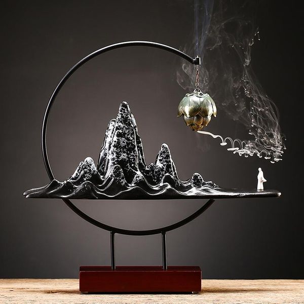 electric arabic style incense burner holder tower ceramic waterfall modern mountain incienso quemador fragrance lamps
electric arabic style incense burner holder tower ceramic waterfall modern mountain incienso quemador fragrance lamps