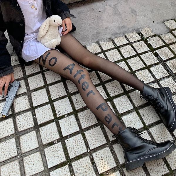 fashion retro tattoos tights women transparent stockings inscriptions letter printed pantyhose ultra thin nylon hosiery socks &, Black;white
fashion retro tattoos tights women transparent stockings inscriptions letter printed pantyhose ultra thin nylon hosiery socks &, Black;white