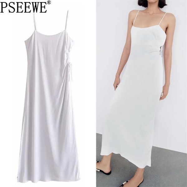white long dress woman slip cut out midi women strap backless summer es ladies party es 210519, Black;gray
white long dress woman slip cut out midi women strap backless summer es ladies party es 210519, Black;gray