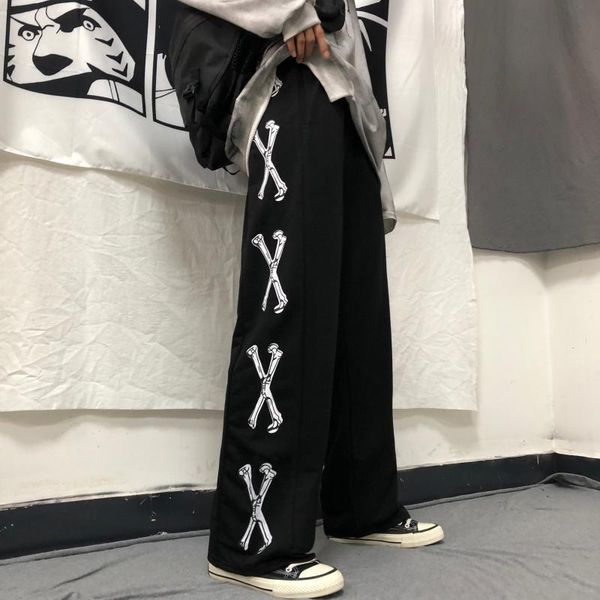 women's pants & capris harajuku retro loose casual wide leg korean style bf hip hop streetwear straight for women and men track, Black;white
women's pants & capris harajuku retro loose casual wide leg korean style bf hip hop streetwear straight for women and men track, Black;white