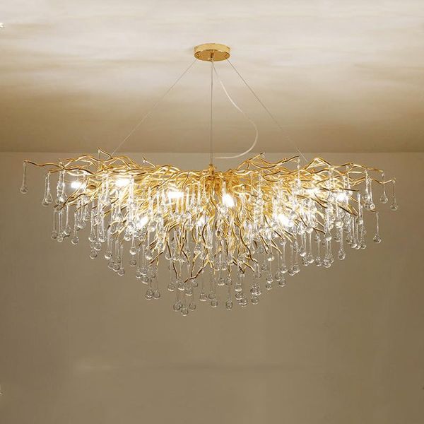 nordic led luxury ceiling chandelier for home living room decoration modern restaurant el villa crystal hanging light fixture pendant lamps
nordic led luxury ceiling chandelier for home living room decoration modern restaurant el villa crystal hanging light fixture pendant lamps
