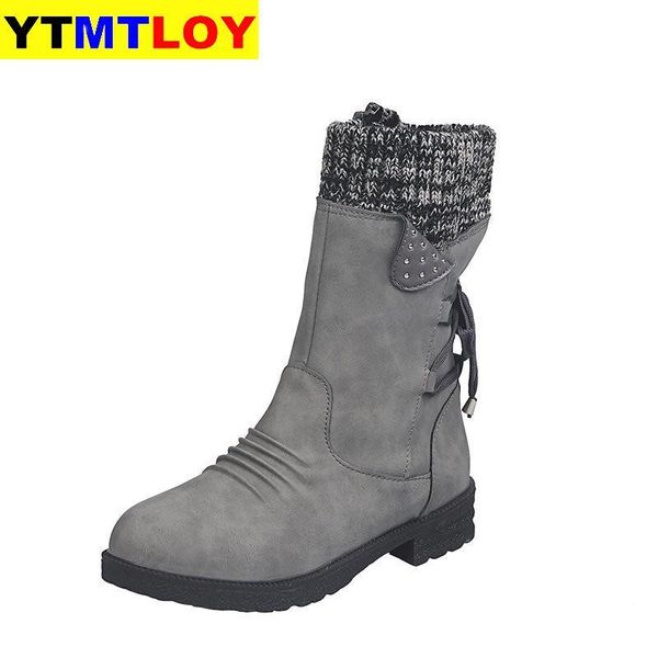 autumn early winter shoes women flat heel boots fashion knitting patchwork women's short size 35-43, Black
autumn early winter shoes women flat heel boots fashion knitting patchwork women's short size 35-43, Black