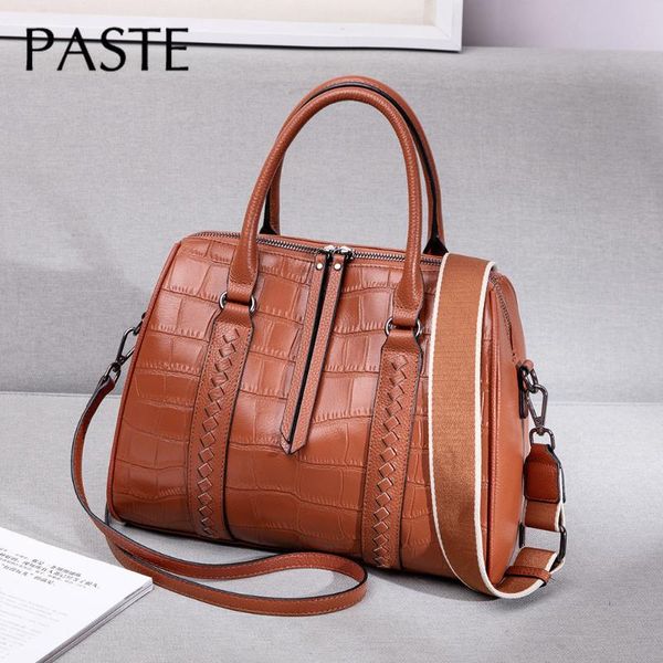 evening bags stone pattern knitting tote pillow bag cowhide leather women handbag coffe brown solid color shoulder messenger boston
evening bags stone pattern knitting tote pillow bag cowhide leather women handbag coffe brown solid color shoulder messenger boston