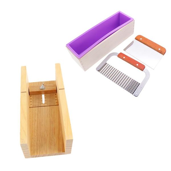 craft tools 4pcs/set soap making kit, wooden cutting mould + 2pcs cutter silicone loaf
craft tools 4pcs/set soap making kit, wooden cutting mould + 2pcs cutter silicone loaf