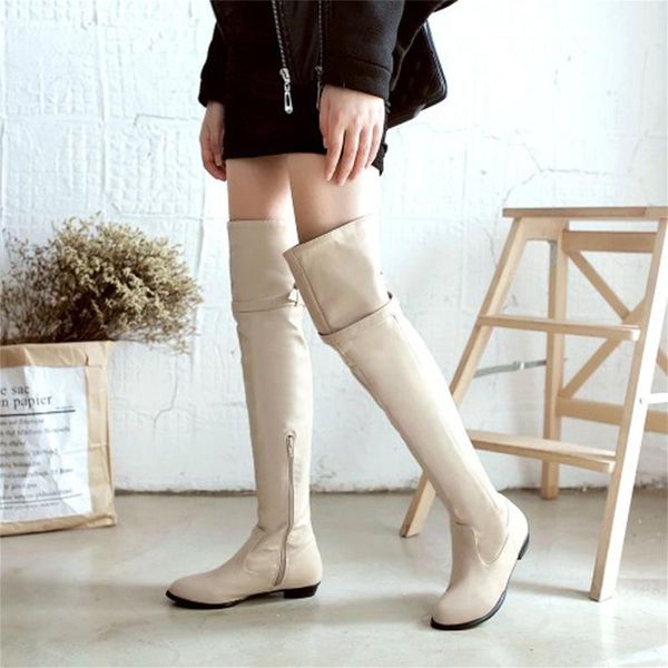 boots women fashion high heels over the knee long boot winter female thigh shoes women's platform booties buty, Black 
boots women fashion high heels over the knee long boot winter female thigh shoes women's platform booties buty, Black