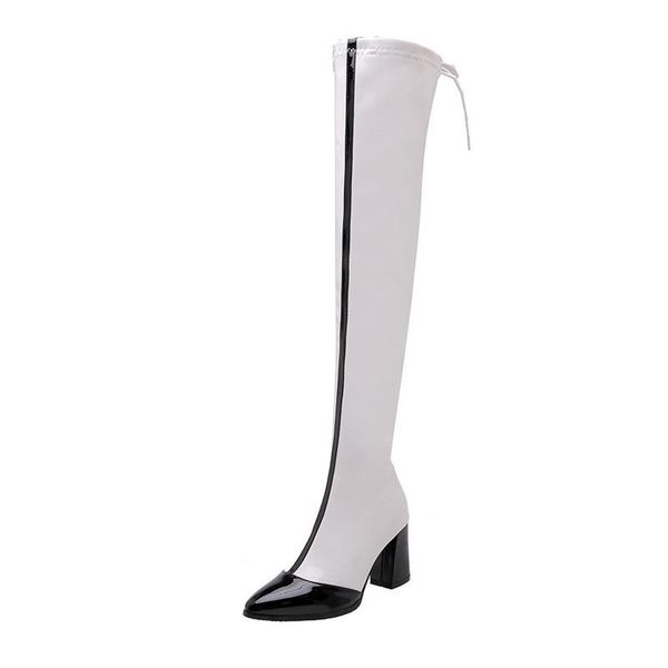 boots qplyxco2021 over the knee thigh high women zip pointed toe autumn heels shoes woman long big size 48, Black
boots qplyxco2021 over the knee thigh high women zip pointed toe autumn heels shoes woman long big size 48, Black