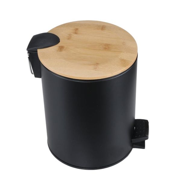 waste bins 3/5l bamboo foot-operated trash can with lid automatic opening bin for kitchen
waste bins 3/5l bamboo foot-operated trash can with lid automatic opening bin for kitchen