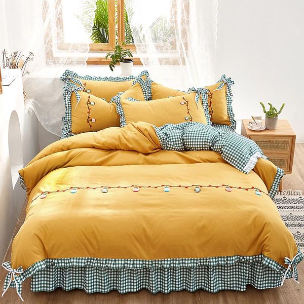 bedding sets sisher simple set with pillowcase duvet cover bed linen sheet single double  king size quilt covers bedclothes 
bedding sets sisher simple set with pillowcase duvet cover bed linen sheet single double  king size quilt covers bedclothes