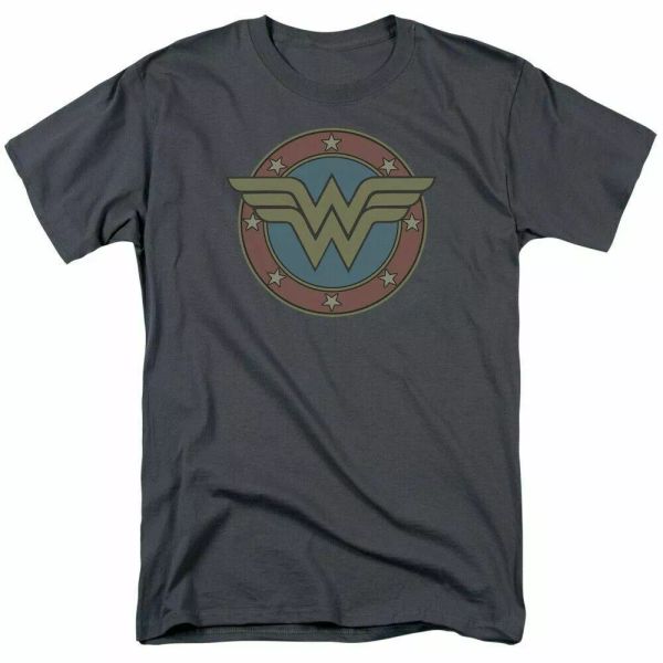 wonder woman ww vintage emblem t shirt mens licensed dc comics tee charcoal, White;black
wonder woman ww vintage emblem t shirt mens licensed dc comics tee charcoal, White;black
