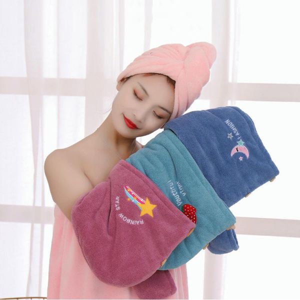 towel women girl's magic microfiber shower cap bath hats for dry hair quick drying soft lady turban head
towel women girl's magic microfiber shower cap bath hats for dry hair quick drying soft lady turban head