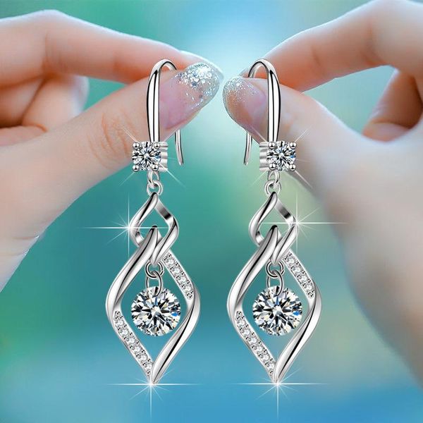 dangle & chandelier 925 sterling silver earrings white pink blue crystal earring for women trendy jewelry
dangle & chandelier 925 sterling silver earrings white pink blue crystal earring for women trendy jewelry