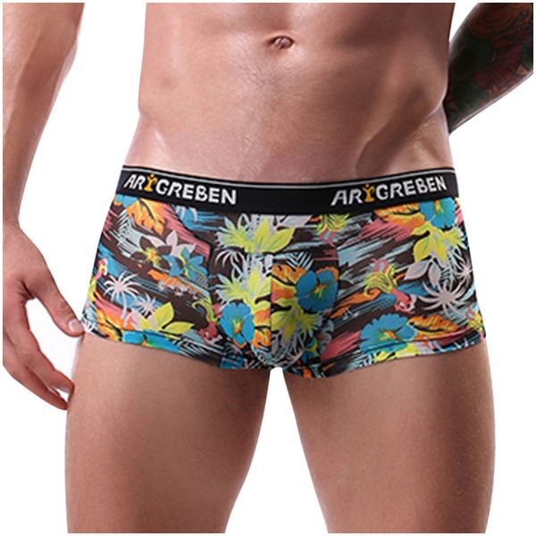 men fashion print boxer bulge pouch underpants men's panties underwear shorts boxers modal comfortable, Black;white
men fashion print boxer bulge pouch underpants men's panties underwear shorts boxers modal comfortable, Black;white