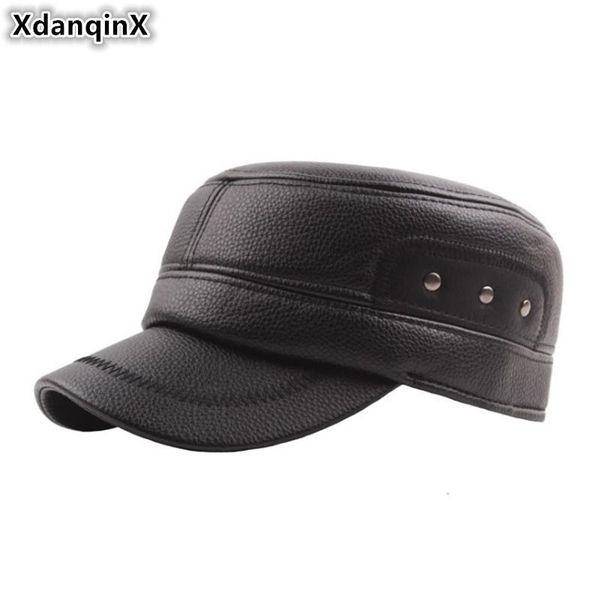 xdanqinx winter men's flat cap plus velvet thick warm military hats middle-aged windproof adjustable size dad earmuffs hat wide brim, Blue;gray
xdanqinx winter men's flat cap plus velvet thick warm military hats middle-aged windproof adjustable size dad earmuffs hat wide brim, Blue;gray