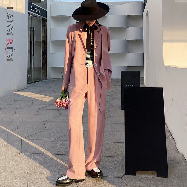wide leg pants two-piece suit collar long sleeve pink loose fit women fashion trend spring autumn 2e1166 210507, White
wide leg pants two-piece suit collar long sleeve pink loose fit women fashion trend spring autumn 2e1166 210507, White