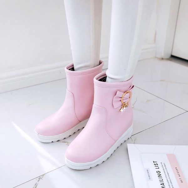 boots oversized women shoes ankle for ladies woman winter solid color round head sleeve, Black
boots oversized women shoes ankle for ladies woman winter solid color round head sleeve, Black