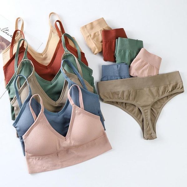 yoga outfit women sports bra set push-up bras panties wirelesscomfortable underwear low waist thong halter
yoga outfit women sports bra set push-up bras panties wirelesscomfortable underwear low waist thong halter