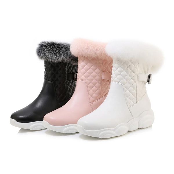 products foreign trade comfortable thick-soled women's shoes 29-46 size to keep warm in the tube snow boots tide, Black
products foreign trade comfortable thick-soled women's shoes 29-46 size to keep warm in the tube snow boots tide, Black