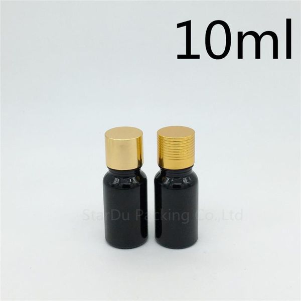 10pcs 10ml black glass bottle serum container 10cc vials essential oil with gold screw cap perfume bottles storage & jars
10pcs 10ml black glass bottle serum container 10cc vials essential oil with gold screw cap perfume bottles storage & jars