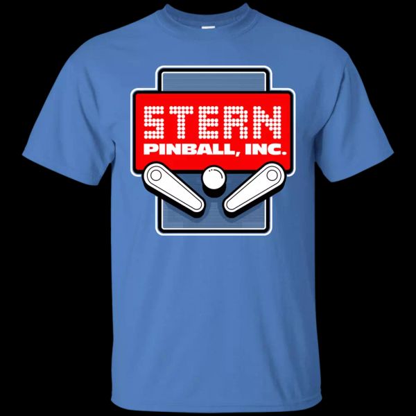 Stern, Retro, Arcade, Gamer, Pinball, Logo, Gaming, T-shirt,, White;black