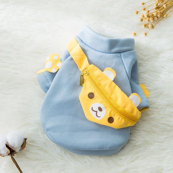 pet clothing cartoon clothes for dog messenger bag hoodies small costume bear print dogs cute autumn winter blue collar perro apparel
pet clothing cartoon clothes for dog messenger bag hoodies small costume bear print dogs cute autumn winter blue collar perro apparel