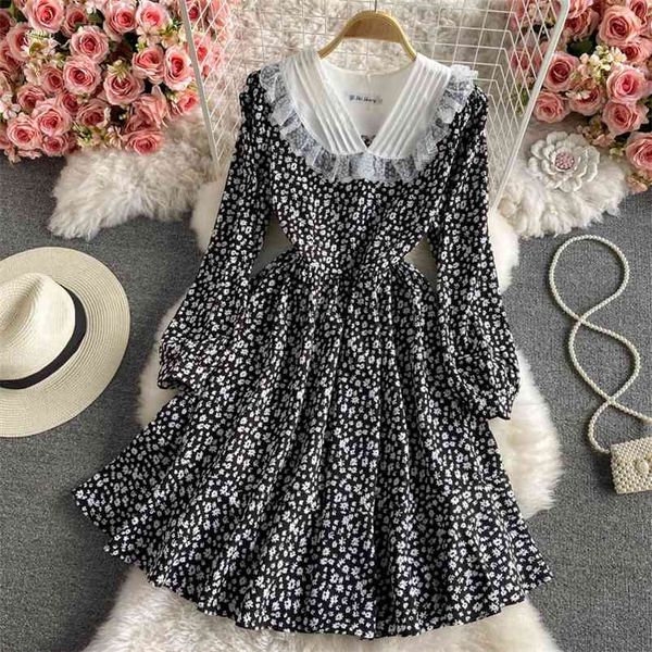 vintage ruffles printed patchwork long sleeve chiffon boho beach dress spring summer clothes for women elegant party robe 210514, Black;gray
vintage ruffles printed patchwork long sleeve chiffon boho beach dress spring summer clothes for women elegant party robe 210514, Black;gray