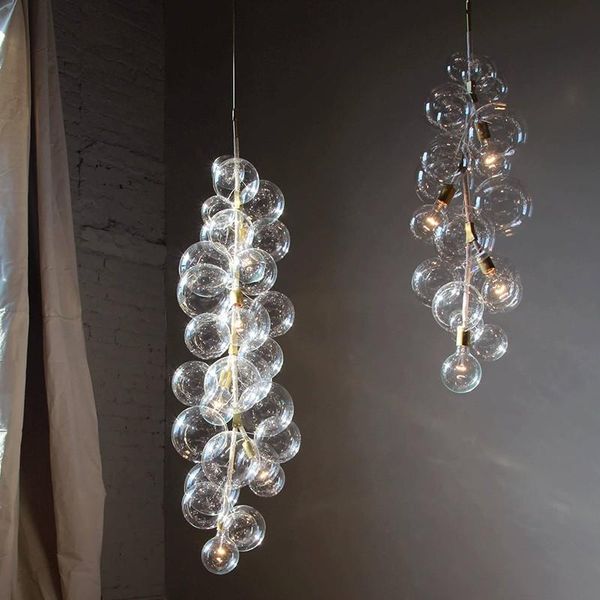 pendant lamps modern led bubble lamp chandelier restaurant bar villa el clear glass celing fixture pa0493
pendant lamps modern led bubble lamp chandelier restaurant bar villa el clear glass celing fixture pa0493